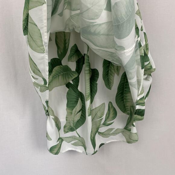 Show Me Your MuMu Dress Womens Medium Green Island Mini Halter Palmtini Tropical - Picture 4 of 11